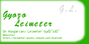 gyozo leimeter business card